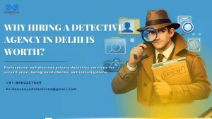 Why Hiring a Detective Agency in Delhi is Worth?