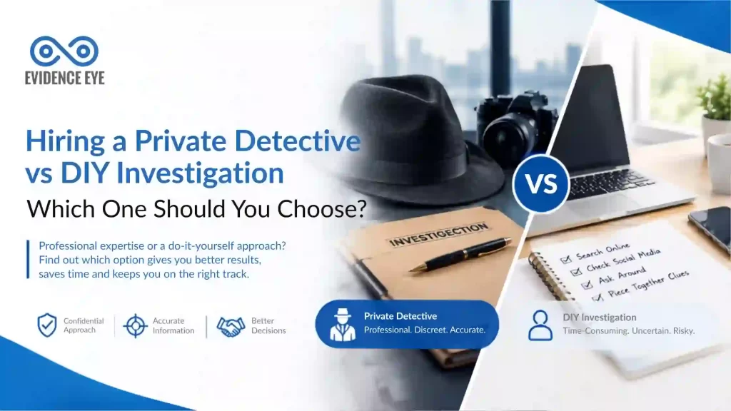 Hiring a Private Detective vs DIY Investigation Which One Should You Choose